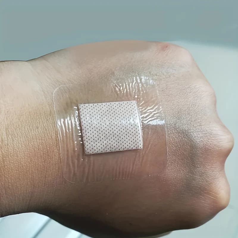 10/25/50/100pcs Waterproof Transparent Stickers - Disposable & Square Shaped