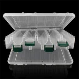 WEIHE 1pcs 328# Wholesale New Design White Double-sides Lure Plastic Hooks Set Tackle Box for Fishing