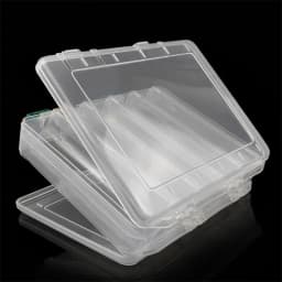 WEIHE 1pcs 328# Wholesale New Design White Double-sides Lure Plastic Hooks Set Tackle Box for Fishing