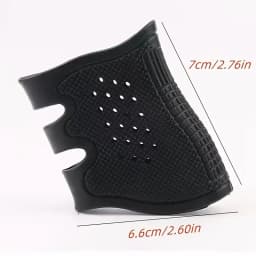 Tactical Pistol Rubber Grip Anti Slip Glove for Gl*ck G17/19/20/21/22/23/31/32 Reduce Recoil Grip Glove Hunting Accessories