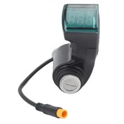 Electric Scooter Key Switch Lock Waterproof 3 Pin 10 Inch Scooter Digital Display Switch Lock ABS with 2 Keys for Maintenance