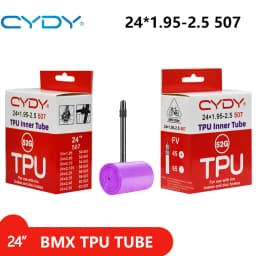 CYDY TPU Bicycle Inner Tube Camer 24" 507 24x1.95 2.0 2.125 2.25 2.35 2.4 2.5 Inch Valve 45mm BMX Bike Tire Pneu Cycling Tyre
