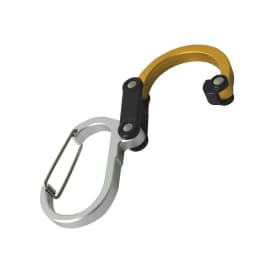 Dtype Hook Gear Clip Carabiner Rotating Hook Clip Non-Locking Strong Clips for Camping Fishing Hiking Travel Backpack Out School