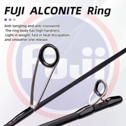FISHINGFANS QINGXIU FUJI ALCONITE Guide UL ML Travel Portable High Carbon Flexible AA Cork Handle 1-6g 7-14g 6-12lb Fishing Rods