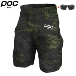 MOTO POC MTB Shorts Men's Mountain Bicycle Short Offroad DH Motorcycle Bike 2025 Outdoor Sports Quick Dry Downhill Short Pants