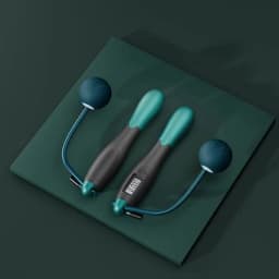 Steel wire rope counting skipping rope cordless weight-bearing skipping rope weight loss fitness equipment sports equipment