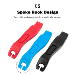 1Pair Multifunctional Bike Tire Lever High Strength POM Road Bicycle Tire Repair Tool Ultralight MTB Tire Lever Deflation Device