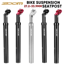 ZOOM Bike Suspension Seatpost 27.2/31.6/28.6/30.4/30.8/33.9mm MTB Suspension Seat Tube 350mm Shock Absorber Seat Post Bike Parts