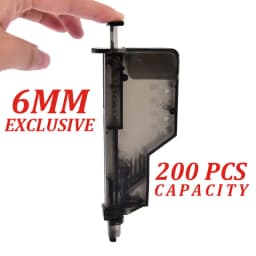 6MM Airsoft Plastic BB Speed Loader 100/220 Rounds War Games Combat Tactical Military Paintball Loader Outdoor Hunting Accessory