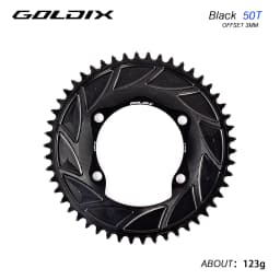 GOLDIX 110BCD Road Gravel Bike Single Chainring CNC Aluminum Narrow Wide Chainwheel for R7000 R8000 R8100 R9200 Crank Power Mete