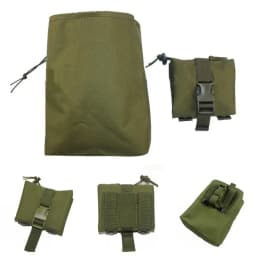 New Molle Folding Dump Drop Magazine Pouch Outdoor Camping Hunting Accessories EDC Foldable Recovery Mag Holster Waist Bag