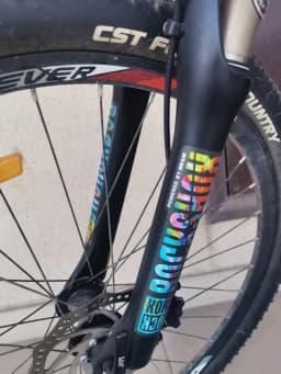 2pcs Front Fork Sticker for Mountain Bike Waterproof Color Change Decal for Bicycle Front Shock Absorber Pike Sram Forks Decal