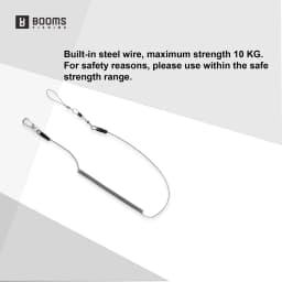 Booms Fishing T07 2m Fishing Rope Fishing Rod Belt Rod Belt Hip Belt Fall Prevention of Spiral Cord Rod Hip Fishing Accessories