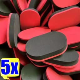 Red Table Tennis Racket Cleaner Sponge, Soft Rubber Eraser Brush for Ping Pong Bat Care, Anti-Dust Cleaning Accessories Kit
