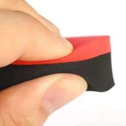 Red Table Tennis Racket Cleaner Sponge, Soft Rubber Eraser Brush for Ping Pong Bat Care, Anti-Dust Cleaning Accessories Kit