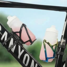 Drill-Free Silicone Bicycle Water Bottle Cage Ultralight Colorful Cycling Holder Shockproof MTB Folding Bike Water Bottle Holder