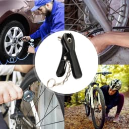 DOMEN Bicycle Tire Inflator Nozzle Bike Pump Adapter Multi-use Valve Air Pump Adapter Bike Pump Head Adapter Bike Accessories