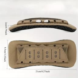 2PCS Tactical Shoulder Pad Breathable Tactical Sling Cushioning Non-slip Shoulder Outdoor Camping Hiking Backpacking Accessories