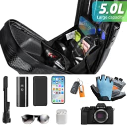 NEWBOLER 3L/5L Electric Scooter Bag Accessories Electric Vehicle Bag With Password Lock Waterproof Scooter Front Bag Bike Bag 
