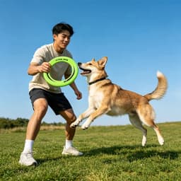 Durable Lightweight Hollow Flying Ring Polypropylene Material for Outdoor Use Beach Park Dog Walking Scenarios