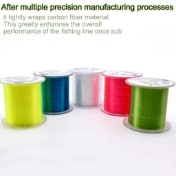 500M Japanese Nylon Durable Monofilament Rock Sea/Freshwater Fishing Line 0.10mm To 0.47mm Fishing Line Diameter Fishing Tackle