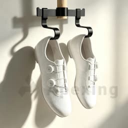 A1 Wall Mount Cycling Storage Rack Helmet Holder Sunglasses Shoes Wooden Bracket Cartridge Bike Garage Bicycle Gear Organizer