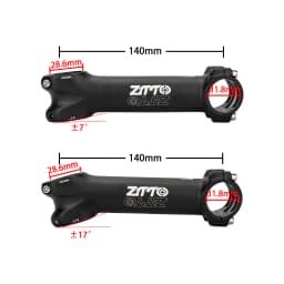 ZTTO 130 140 150mm Extra Long Bike Stem Aluminum Alloy 31.8mm Bicycle Handlebar Stem for Fixgear Track Bike Road Bike