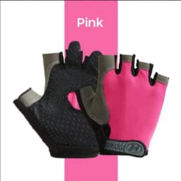 1Pair Gym Gloves Fingerless Gloves Anti-Slip Shock-Absorbing Gloves Sports Gloves for Training Lifting Weight Cycling