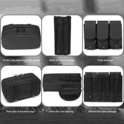 Nylon Tactical Vest Body Armor Hunting Carrier Men Combat Camo Military Army Vest Outdoor CS 2026