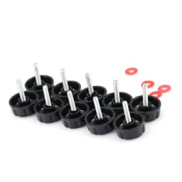 DEUKIO 10pcs Fishing Reel Handle Screw Caps for Spinning Reel Crank Power Foldable Wheels Rocks Arm Handle Knob Accessories