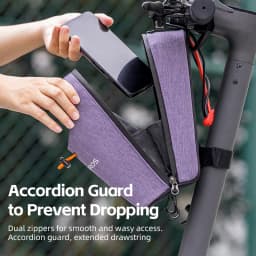 ROCKBROS Bicycle Front Bag 1.5L Water Bottle Bag Folding Bike Handlebar Bag MTB Road Riding Adjustable Large-caliber Cycling Bag