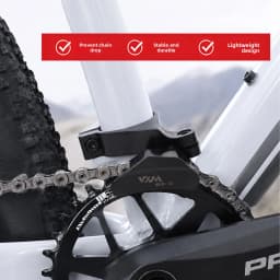 Mountain bike chain guide, soft tail speed reducer, universal vertical pipe clamp chain guide, bicycle accessory equipment