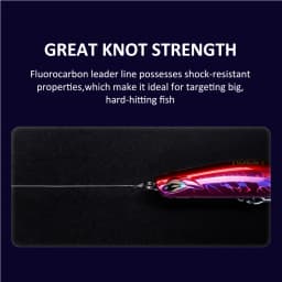 NOEBY Fluorocarbon Leader Line 4-32lb 100m 150m Invisible Abrasion Resistant Fishing Leader