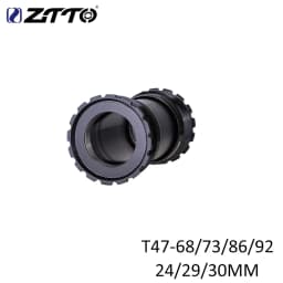 ZTTO T47 Bike Bottom Bracket 47mm Width 68-86.5-92MM Frame shell Ceramic Bearing BB For 24 28.99mm 30mm Cranksets Central Axis