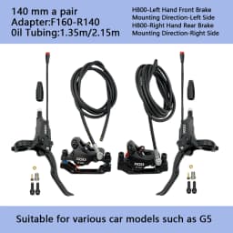 XOD Electric Scooter Brake H800/H880 Electric Scooter Hydraulic Disc Brake For KUKirin G3 Pro G4 G5 G2 MAX G2 Master Spare Parts
