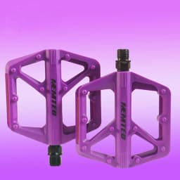 Ultralight Economy Model Double DU Bearing Bike Pedal Nylon Material Reflective Bright Strips MTB Road Bicycle Flat Pedals
