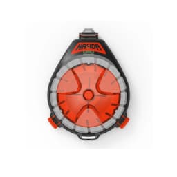 HASIDA Sub Line Box Fishing Tackle Box With Blade Portable Hangable Imported ABS Orange/Blue Colors Choices Stretchable Buckle