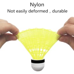 New Plastic Badminton Shuttlecocks Stable Sports Nylon Badminton Durable Outdoor Badminton Training Balls
