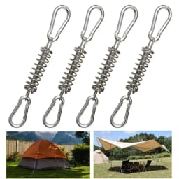 Tent Wind Rope Spring Buckle, Shelter Sunshade Trap Cloth Fixed Elastic Hook, High Strength Drawstring Buckle For Canopy Tent
