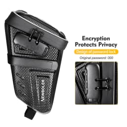 2.5L Bicycle Bag Large Capacity Bike Seat Bag Back Seat Pouch Reflective Bicycle Saddle Bag EVA for Mountain Road Bikes