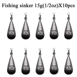 10pcs/lot Drop Shot Fishing Sinker 7g 10g 15g 20g 25g 30g Fishing Swivel Carp Fishing Weight Fishing Tackle Accessories