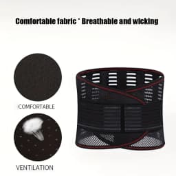 Waist Support Belt Breathable Adjustable Posture Corrector Lumbar Support Brace Herniated Disc Sciatica Pain Relief Waist Brace