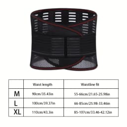 Waist Support Belt Breathable Adjustable Posture Corrector Lumbar Support Brace Herniated Disc Sciatica Pain Relief Waist Brace
