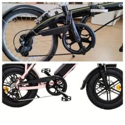 1 Set of Heavy-Duty Folding Bicycle Chain Guards with Rear Fixation - Heavy-Duty Chain Box with Large Gear Protection