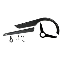 1 Set of Heavy-Duty Folding Bicycle Chain Guards with Rear Fixation - Heavy-Duty Chain Box with Large Gear Protection