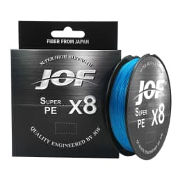 JOF X8 100M/150M/300M/500M PE Fishing Line Super Strong Braided Wire - Durable Multicolor Monofilament Line for Angling