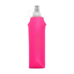 Collapsible Silicone Water Bottle with Bite Valve, Space Saving Foldable Water Container for Travel Camping Hiking Running