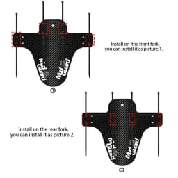 1 PC Colorful Bicycle Fenders Set - Front & Rear MTB Mudguard Wings Road Bike Protective Mud Guard Cycling Accessories