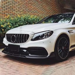 GT Style Front Grille Bumper Grill For Mercedes W205 Benz C C205 S205 C43 2014-2021 like C260 C250 C180 C200 C300 Sport Tuning