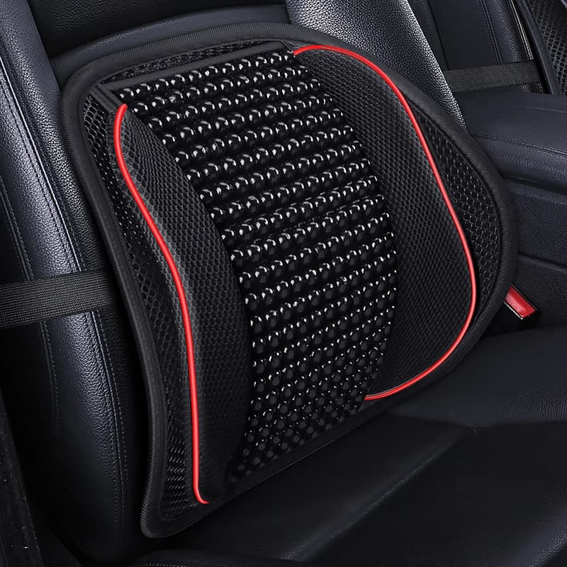 Universal Car Back Support Chair Massage Lumbar Support Waist Cushion Mesh Ventilate Cushion Pad For Car Office Home